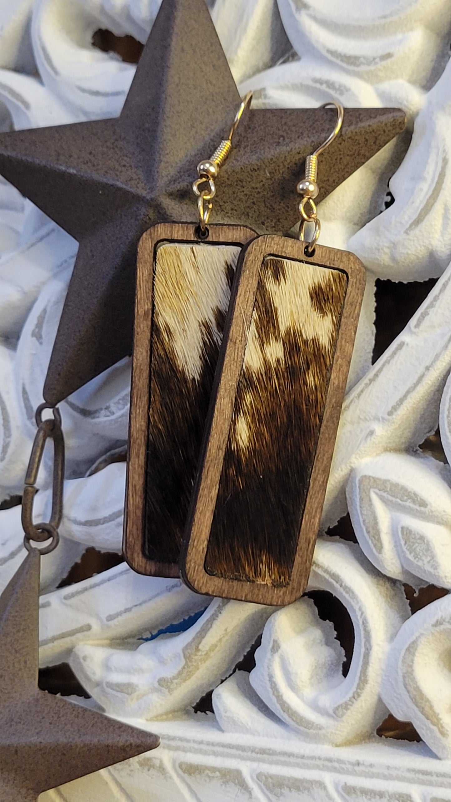 Handcrafted- Wooden Earrings